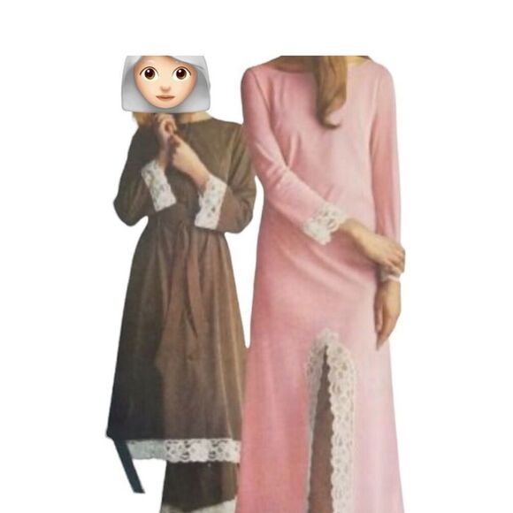 Vintage Maxi Dress Set By Gossard Artemis Maxi Dress Set 70s  Size S - Picture 6 of 10